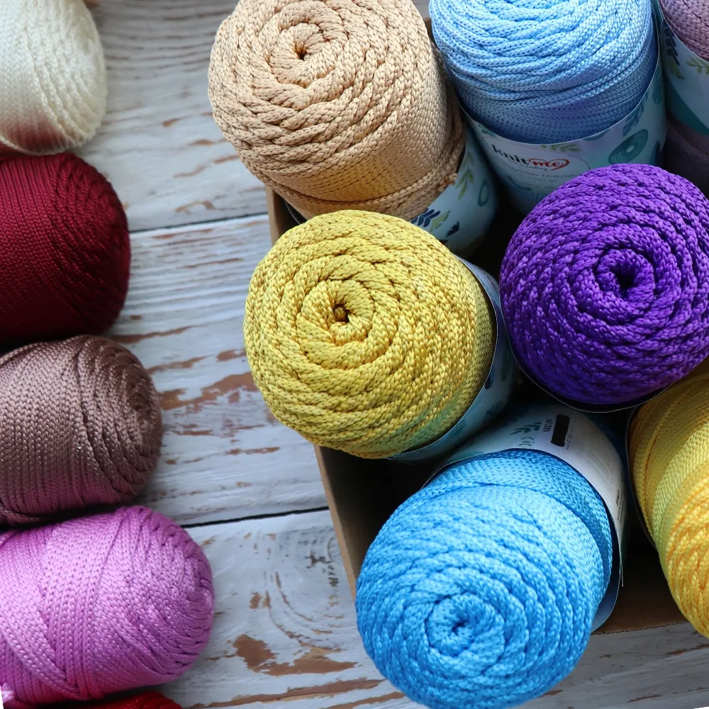 Шнур поліпропіленовий 4мм, Knit Me Macrame XL, Рожевий №1616 – купити | Candy Yarn