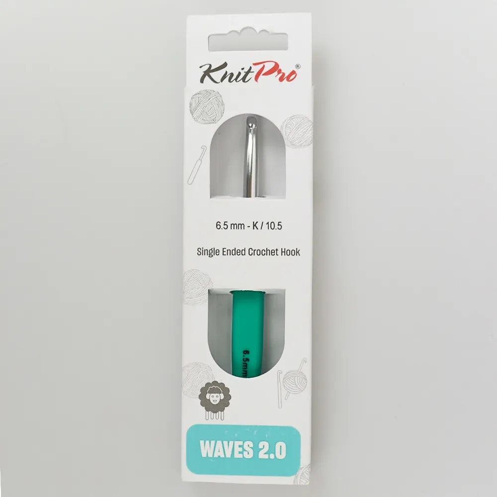 Гачок 6.50 мм Waves Aluminium, KnitPro – купити | Candy Yarn