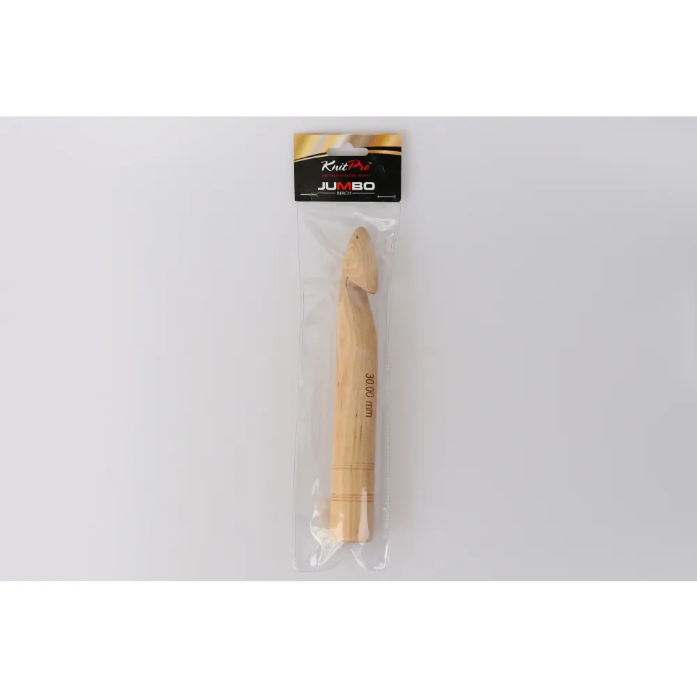 Гачок 30мм Jumbo Birch, KnitPro – купити | Candy Yarn