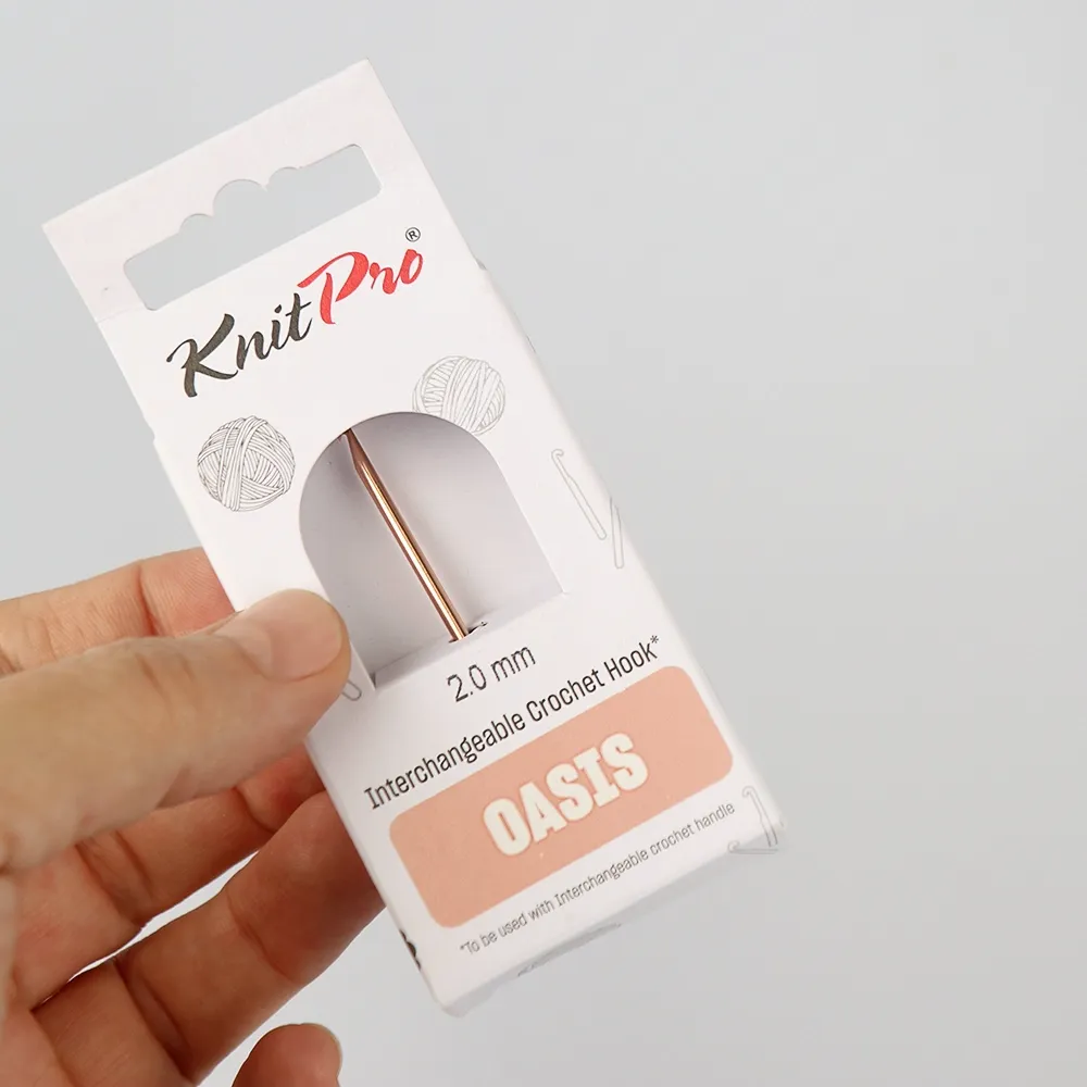Крючок сменный односторонний 2.00 мм, Oasis Rose Gold KnitPro – купить | Candy Yarn
