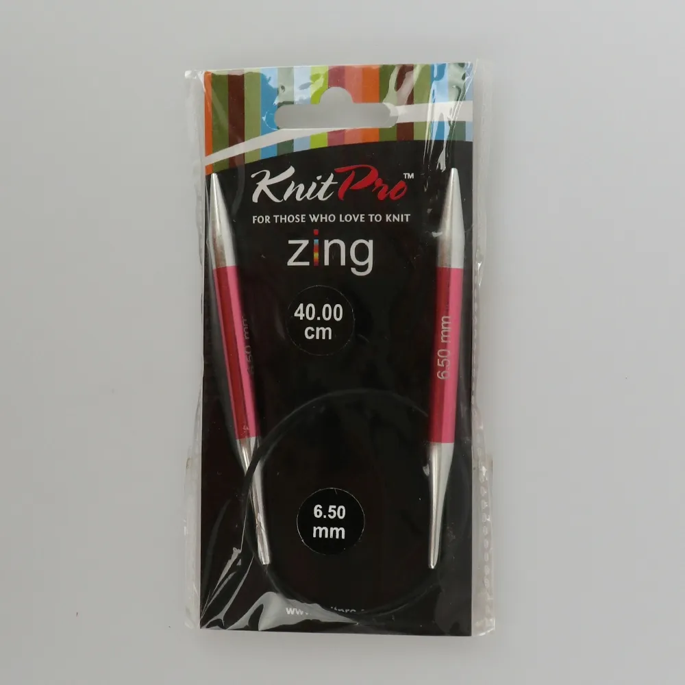 Спиці кругові 6.50mm-40cm Zing, KnitPro – купити | Candy Yarn