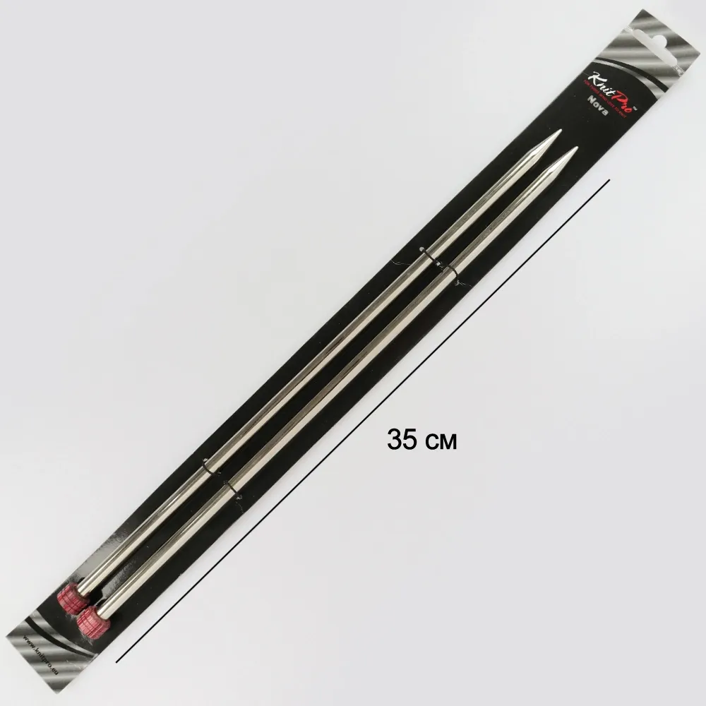 Спиці прямі 8.00mm-35cm Nova Metal KnitPro – купити | Candy Yarn