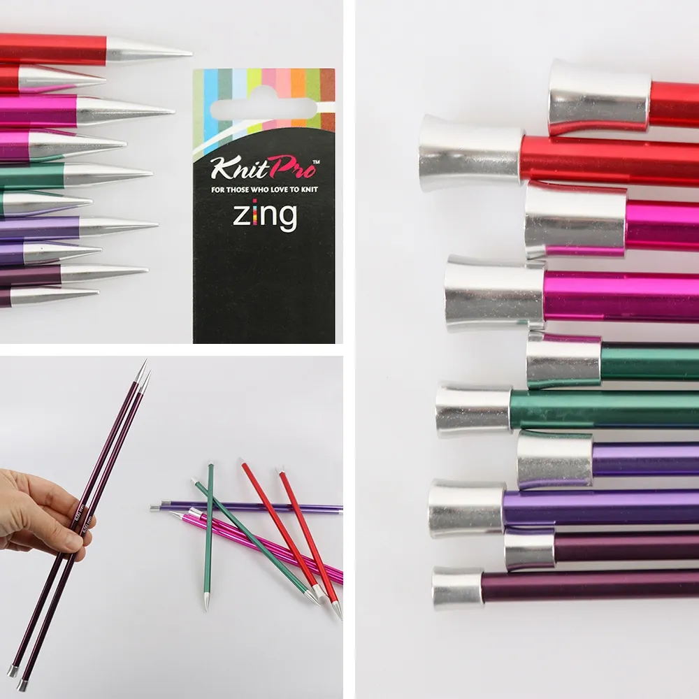 Спиці прямі 6.00mm-30cm Zing KnitPro – купити | Candy Yarn