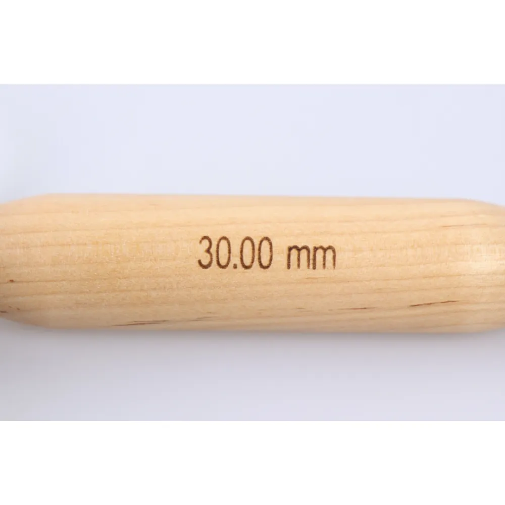 Спицы круговые 30.00mm-120cm Jumbo Basix Birch Wood, KnitPro – купить | Candy Yarn