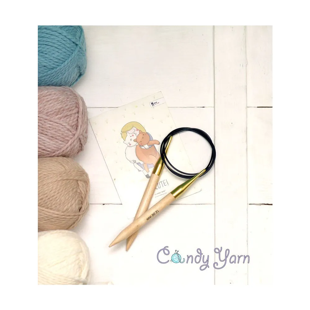 Спиці кругові 3.00mm-40cm Basix Birch Wood, KnitPro – купити | Candy Yarn