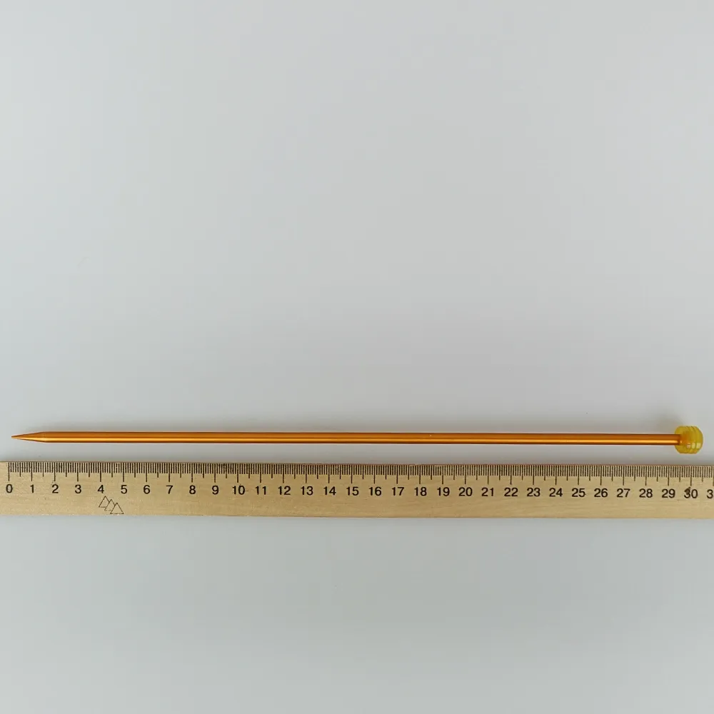 Спиці прямі 5.00mm-30cm Basix Aluminum, KnitPro – купити | Candy Yarn