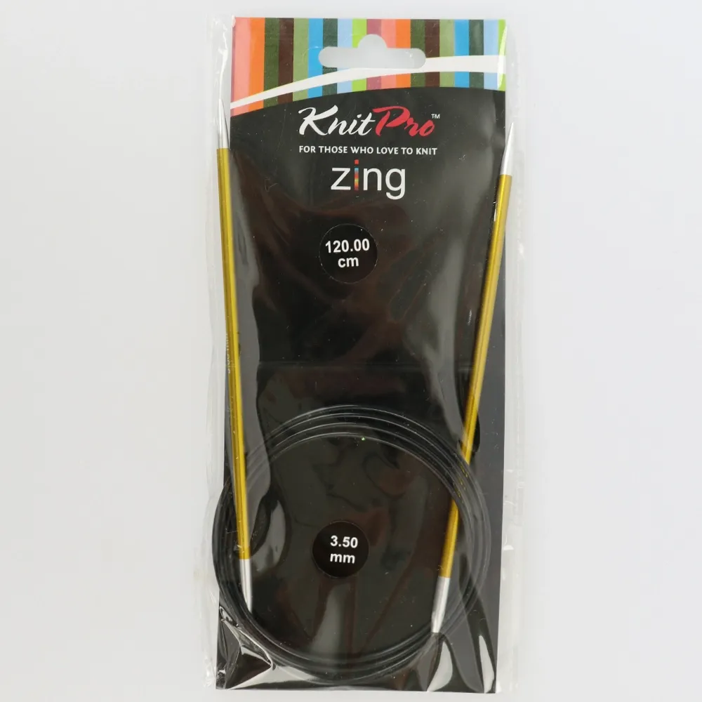Кругові спиці 3.50мм-120см Zing, KnitPro – купити | Candy Yarn