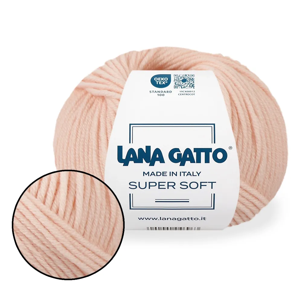 Lana Gatto Super Soft, Ніжно-рожевий №14737 – купити | Candy Yarn