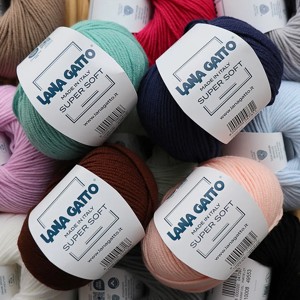 Lana Gatto Super Soft, Темно-сірий №9423 – купити | Candy Yarn