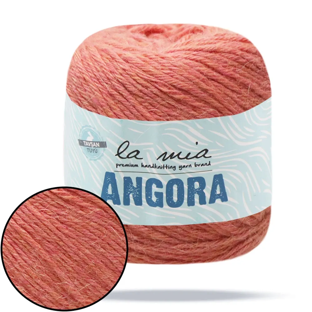La Mia Angora, Оранжевый №126 – купить | Candy Yarn
