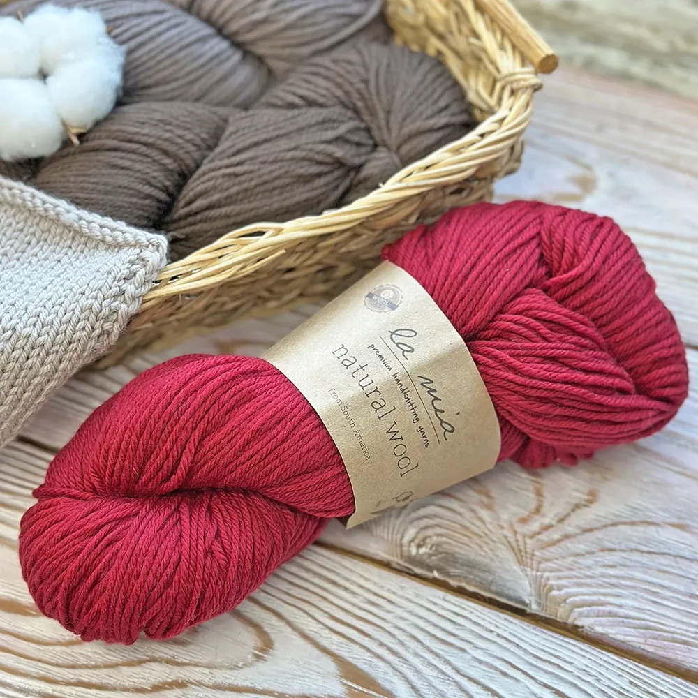 La Mia Natural Wool, Черный № 815 – купить | Candy Yarn