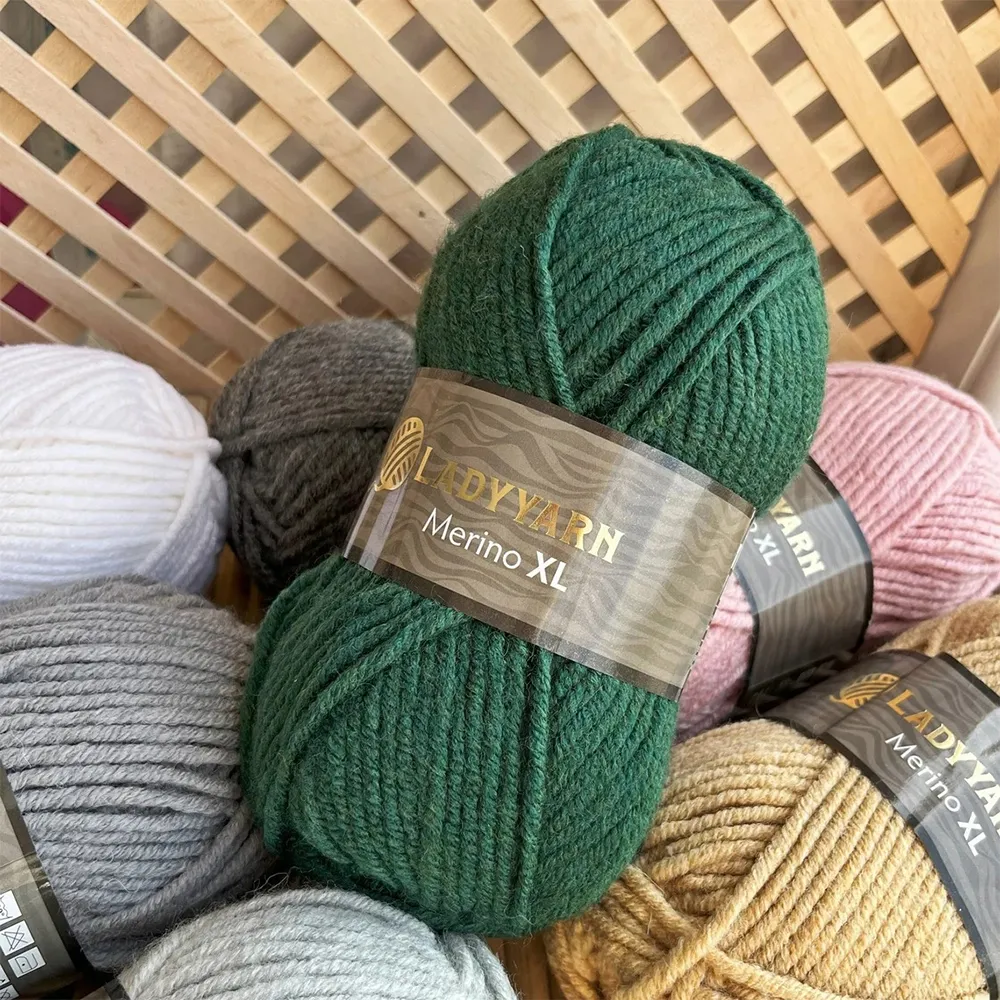 Lady Yarn Merino XL, Крем №1 – купить | Candy Yarn