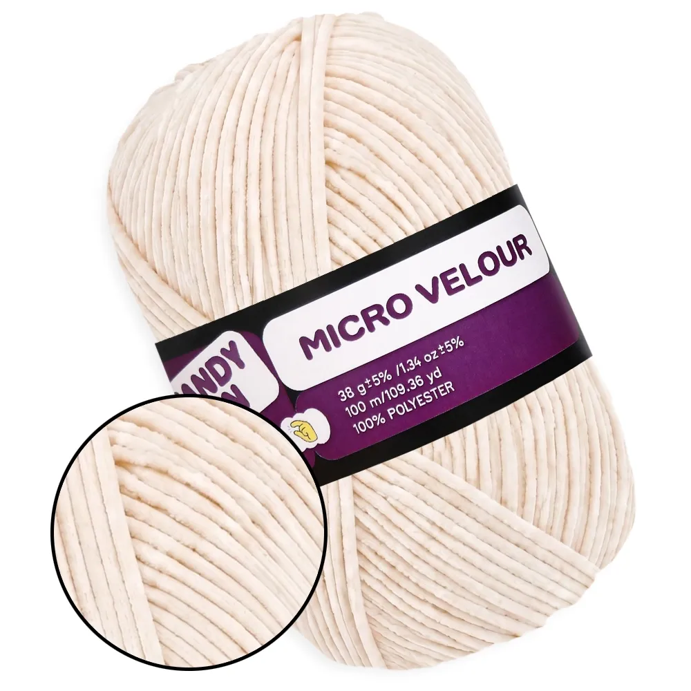 Candy-yarn Micro Velour, плюшевая пряжа для вязания игрушек, амигуруми, пледов – купить | Candy Yarn