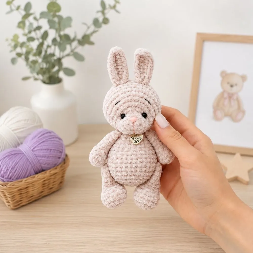 Упаковка Candy-yarn Micro Velour, Крем №29, плюшева пряжа для в'язання іграшок, пледів, 5 шт – купити | Candy Yarn