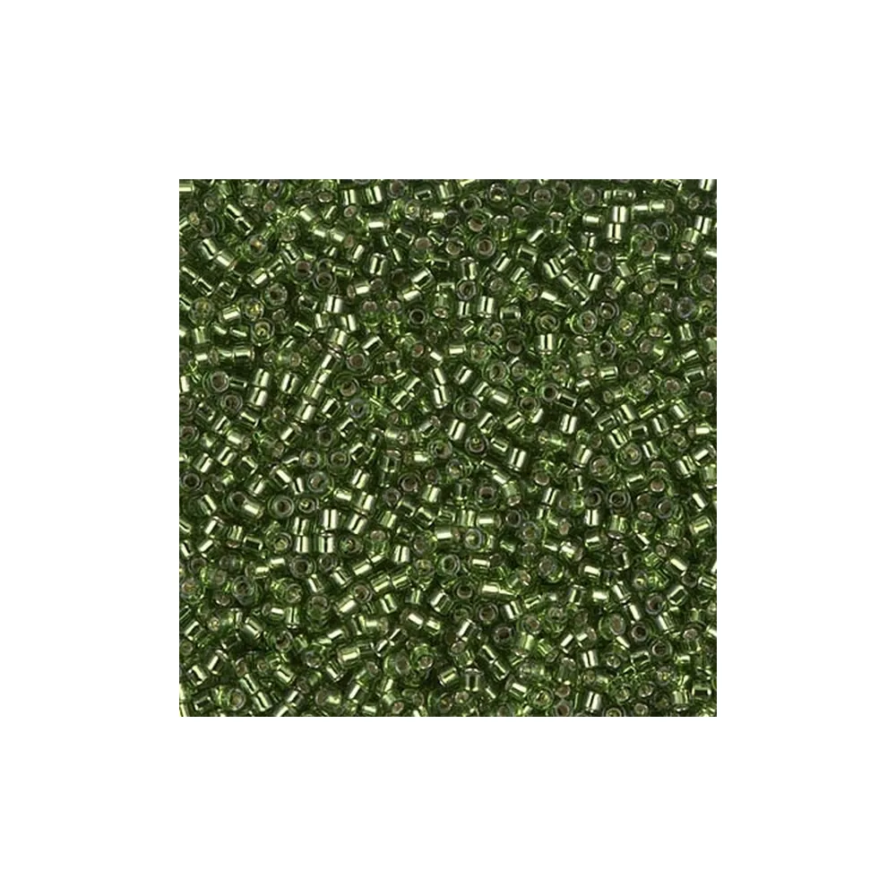 Бісер Miyuki Delica Beads 11/0, 5г, DB-1207, блискучий, зелений – купити | Candy Yarn