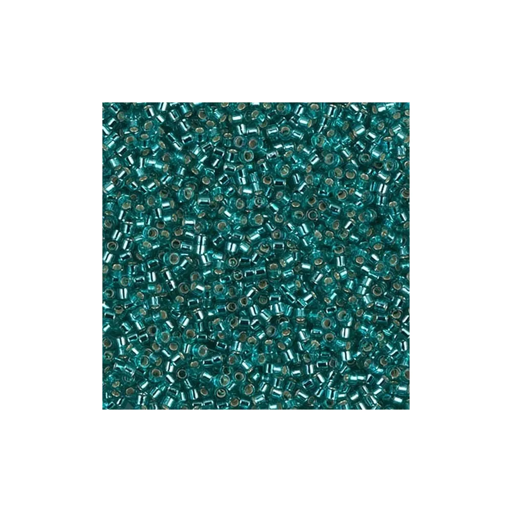 Бісер Miyuki Delica Beads 11/0, 5г, DB-1208, блискучий, темна бірюза – купити | Candy Yarn