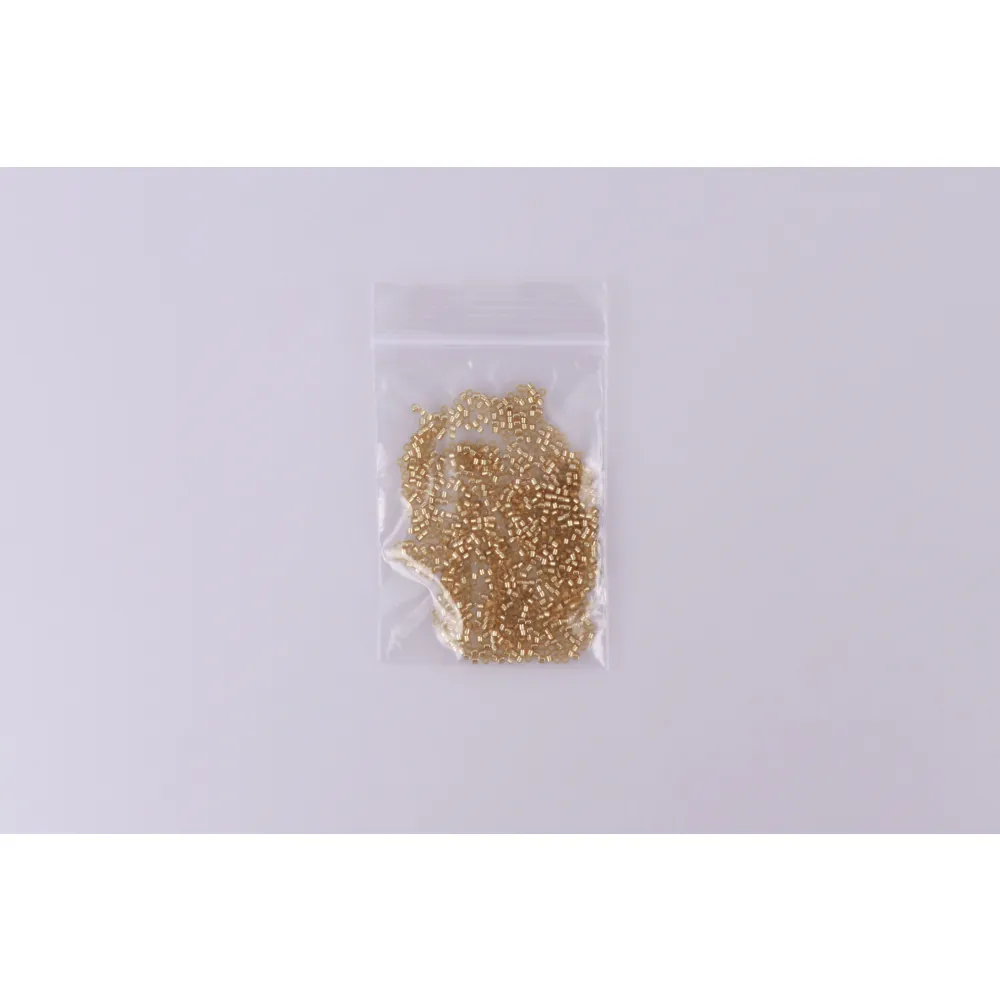 Бісер Miyuki Delica Beads 11/0, 5г, DB-686, блискучий, світло-золотий – купити | Candy Yarn