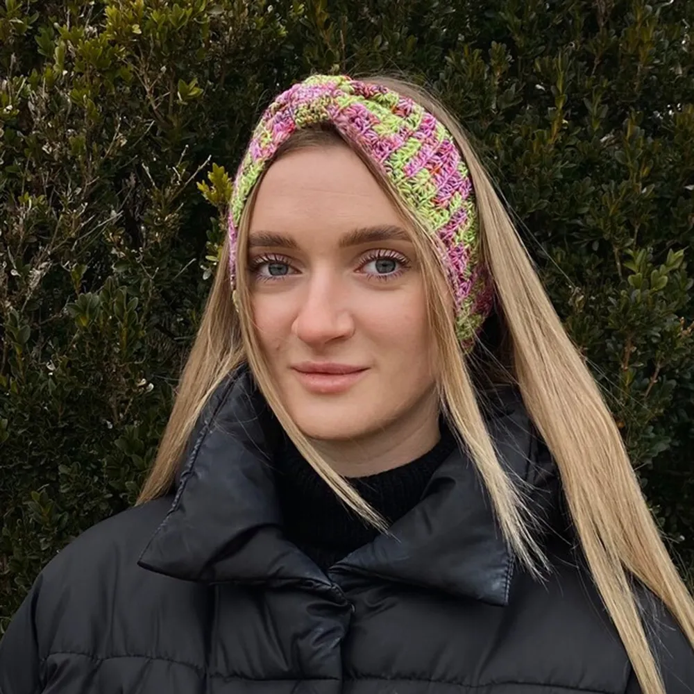 ПОВ'ЯЗКА НА ГОЛОВУ, Майстер-клас із в'язання (рівень початківець) – купити | Candy Yarn