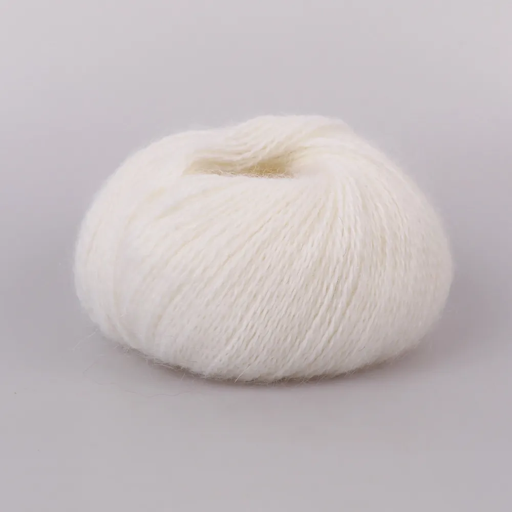 Mondial Dolce Mohair, Білий №100 – купити | Candy Yarn
