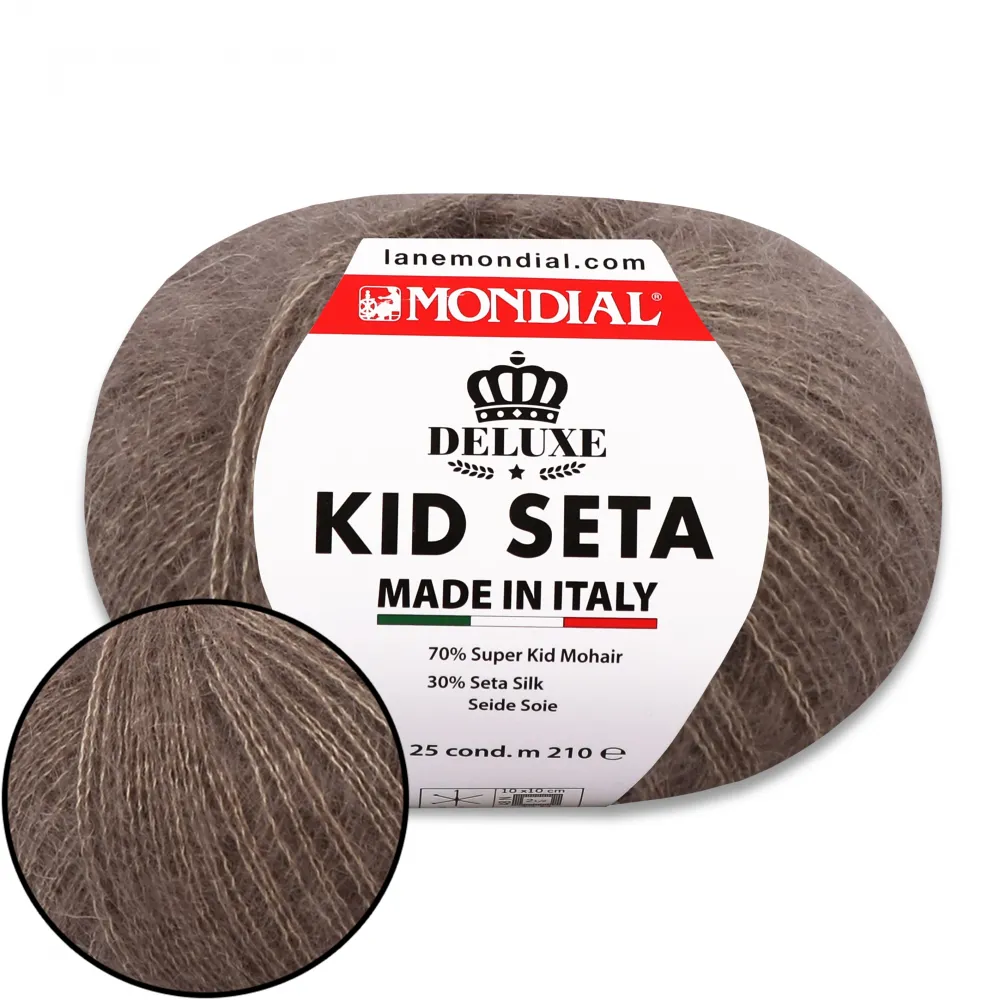 Mondial Kid Seta, Тауп №429 – купити | Candy Yarn