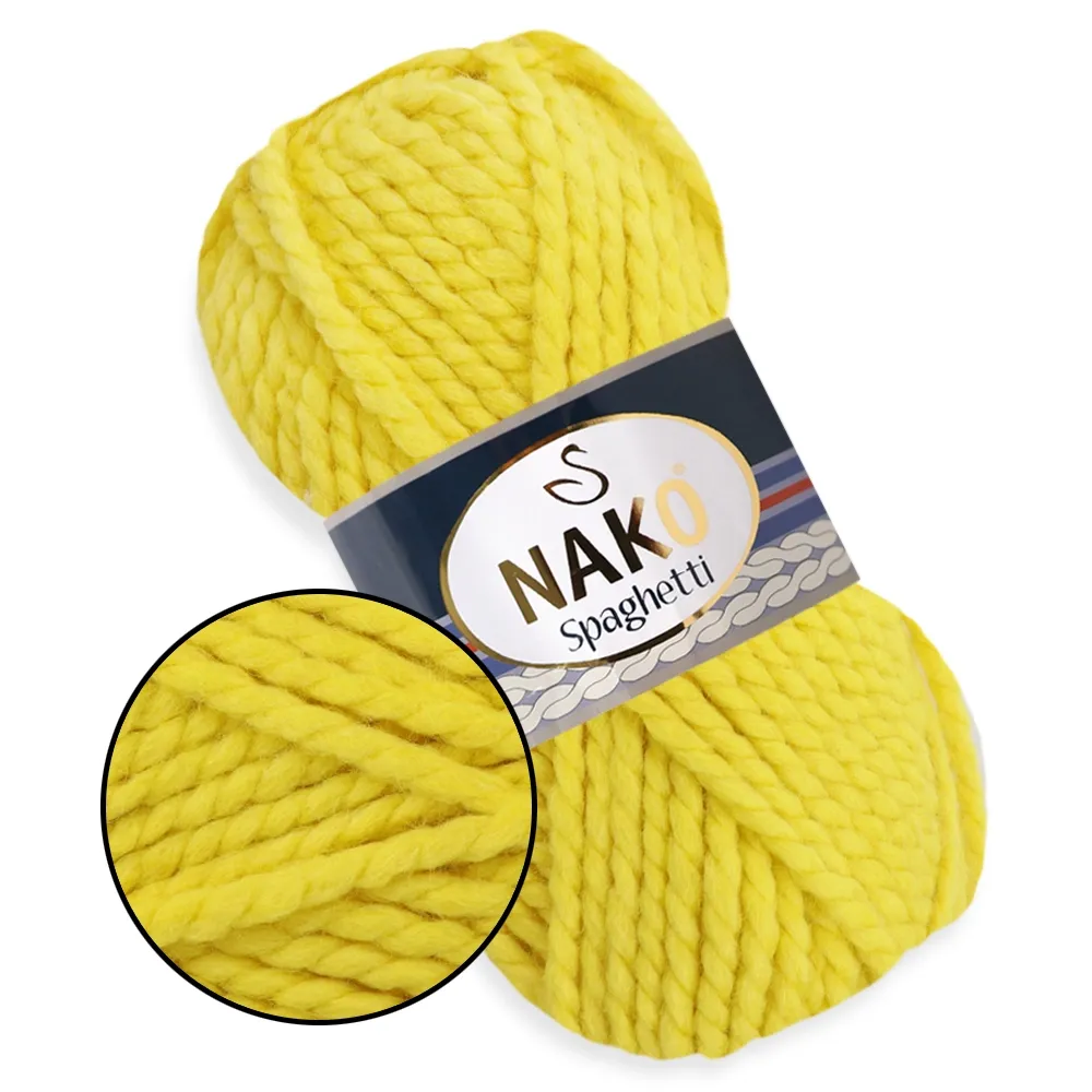 Nako Spaghetti, Лимон №10633 – купить | Candy Yarn
