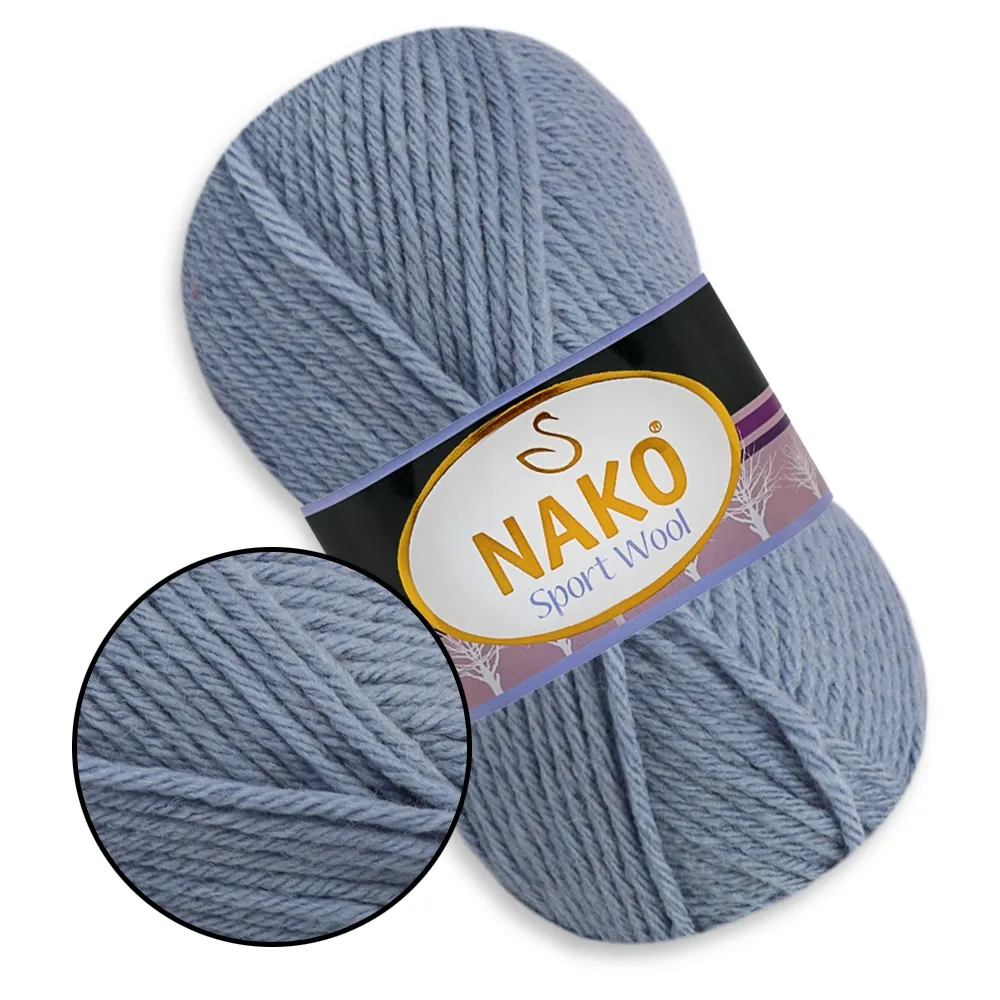 Nako Sport Wool, Світлий джинс №11223 – купити | Candy Yarn