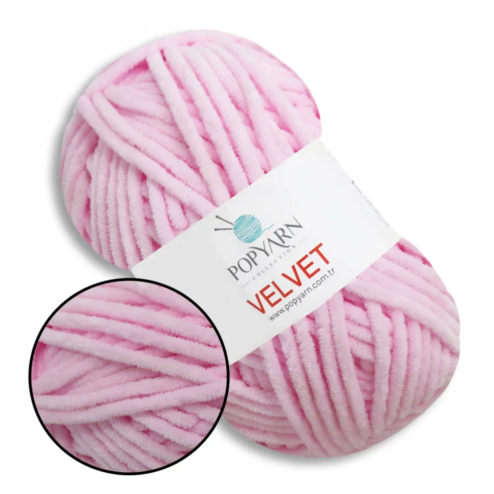 Popyarn Velvet, Фламінго №004 – купити | Candy Yarn