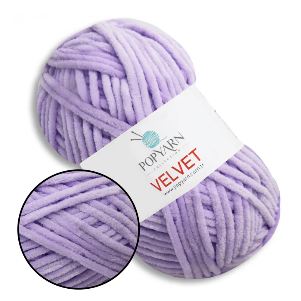 Popyarn Velvet, Бузковий №016 – купити | Candy Yarn