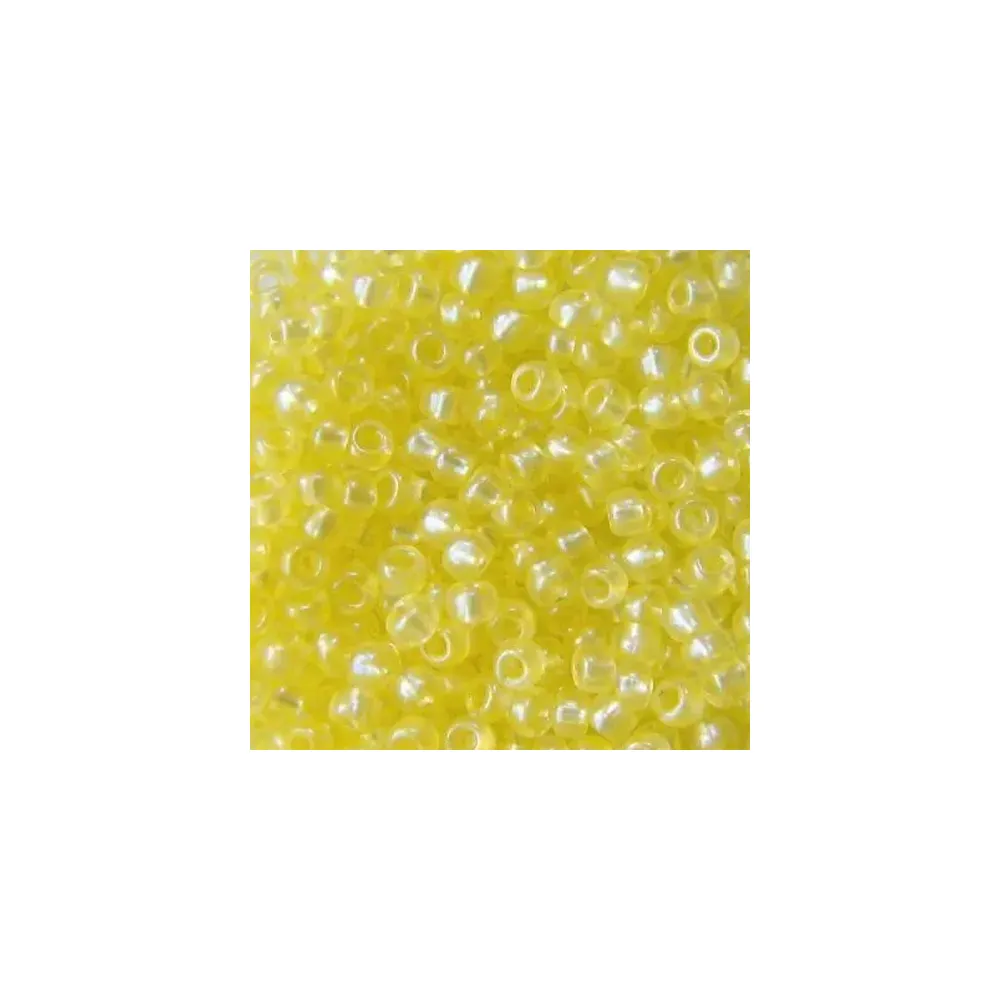 Бісер чеський Preciosa10, 5 г, 08186, кришталь кольоровий, жовтий – купити | Candy Yarn