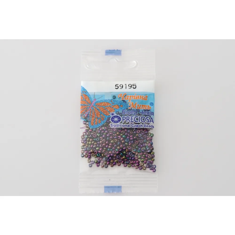 Бісер чеський Preciosa10, 5 г, 59195, ірис, бензольний – купити | Candy Yarn