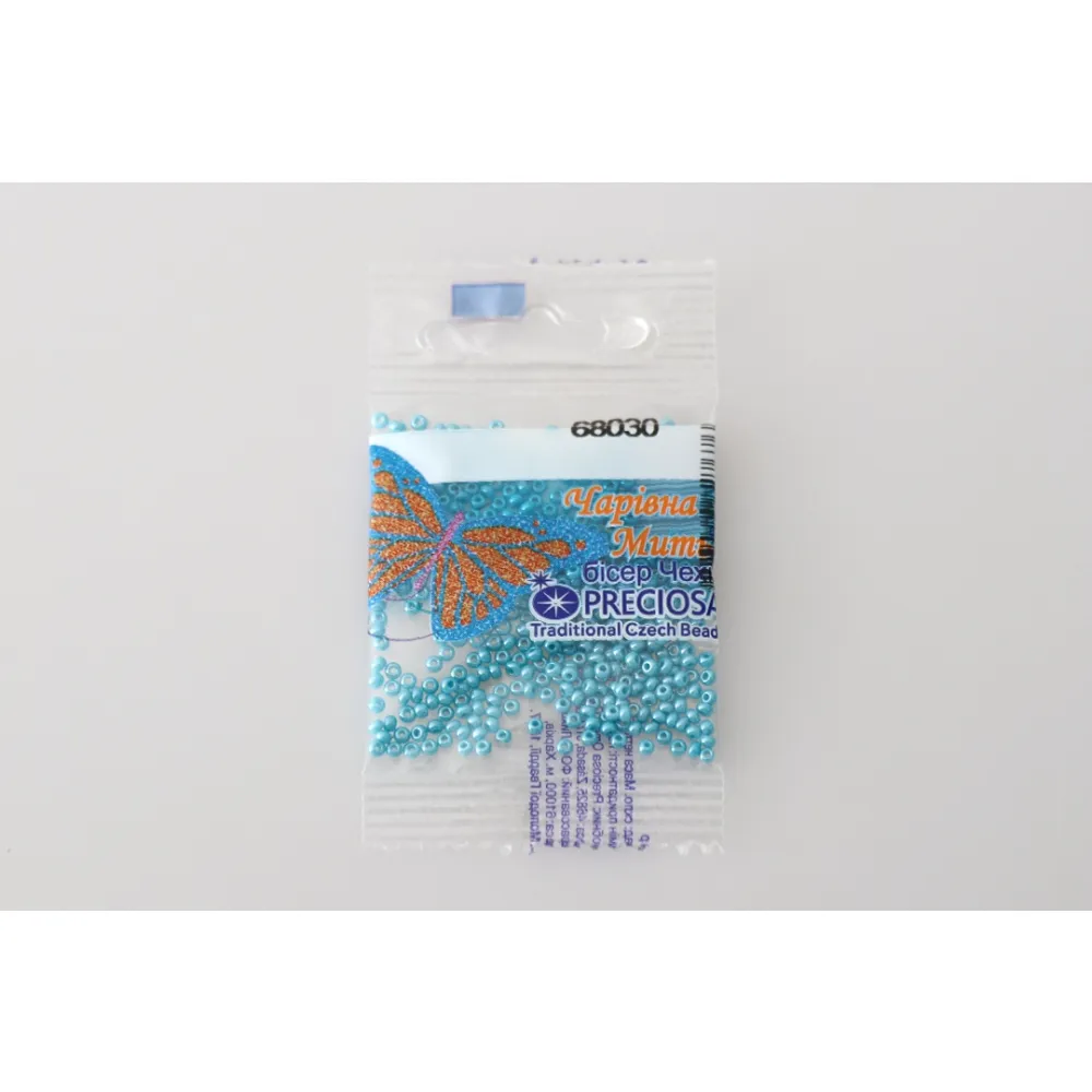 Бісер чеський Preciosa10, 5 г, 68030, сфінкс, бірюзовий – купити | Candy Yarn