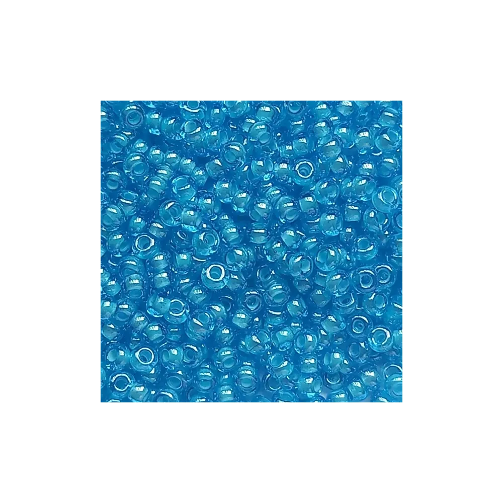 Бисер чешский Preciosa10, 5 г, 66150, прозрачный, голубой – купить | Candy Yarn
