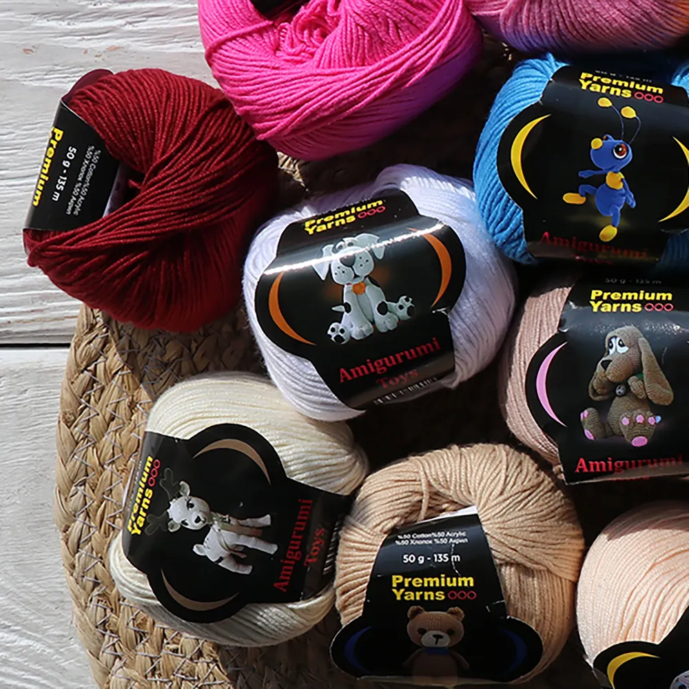 Premium Yarn Amigurumi Toys 50гр, Оранж №1011 – купити | Candy Yarn