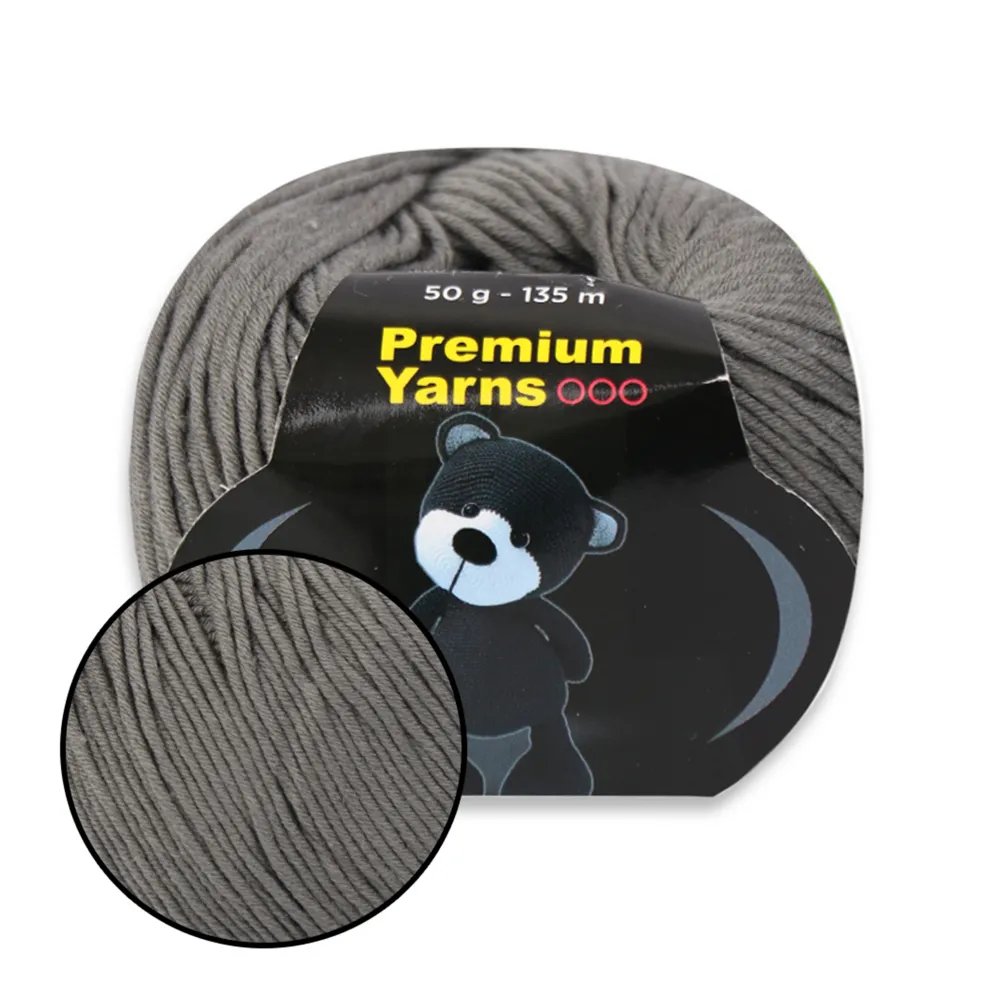 Premium Yarn Amigurumi Toys 50гр, Темно-сірий №1032 – купити | Candy Yarn