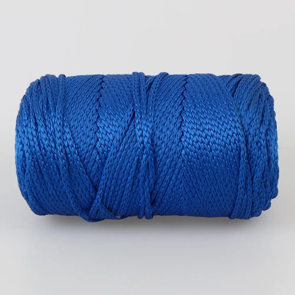 Шнур полиэстеровый 2мм, Premium Yarn Makrome Lux, Электрик 829 – купить | Candy Yarn