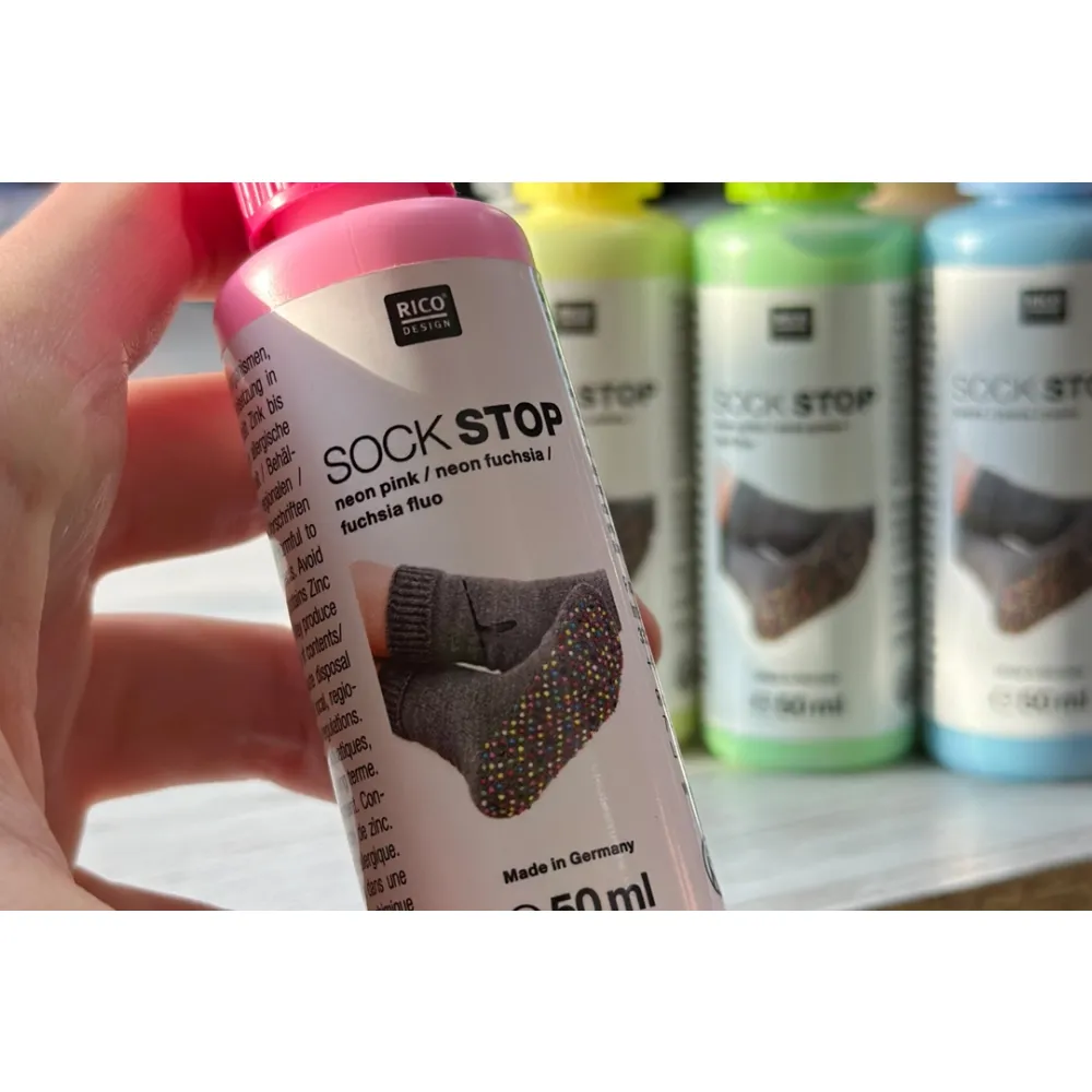 Жидкий латекс для носков и ковров, Джинс, Sock Stop by Rico Design – купить | Candy Yarn