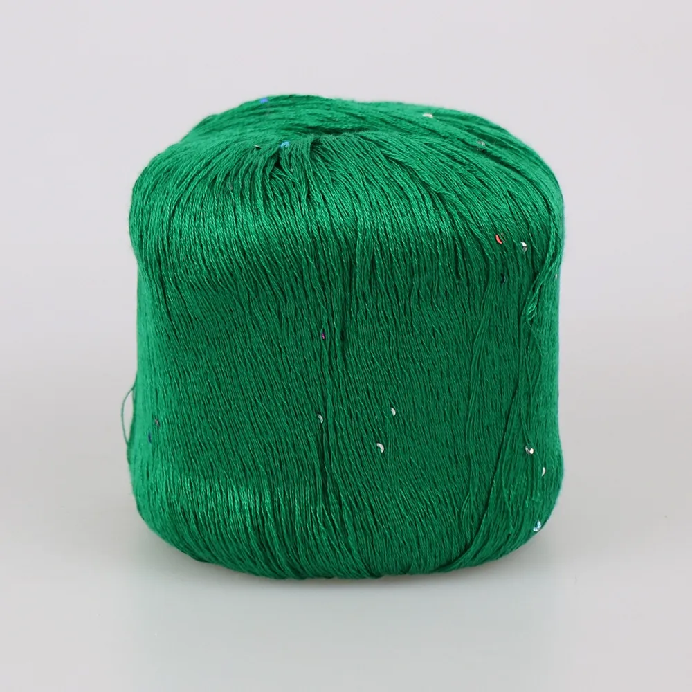 Candy-Yarn Tencel, Изумруд №1011 | Летняя пряжа тенцел с микропайеткой – купить | Candy Yarn