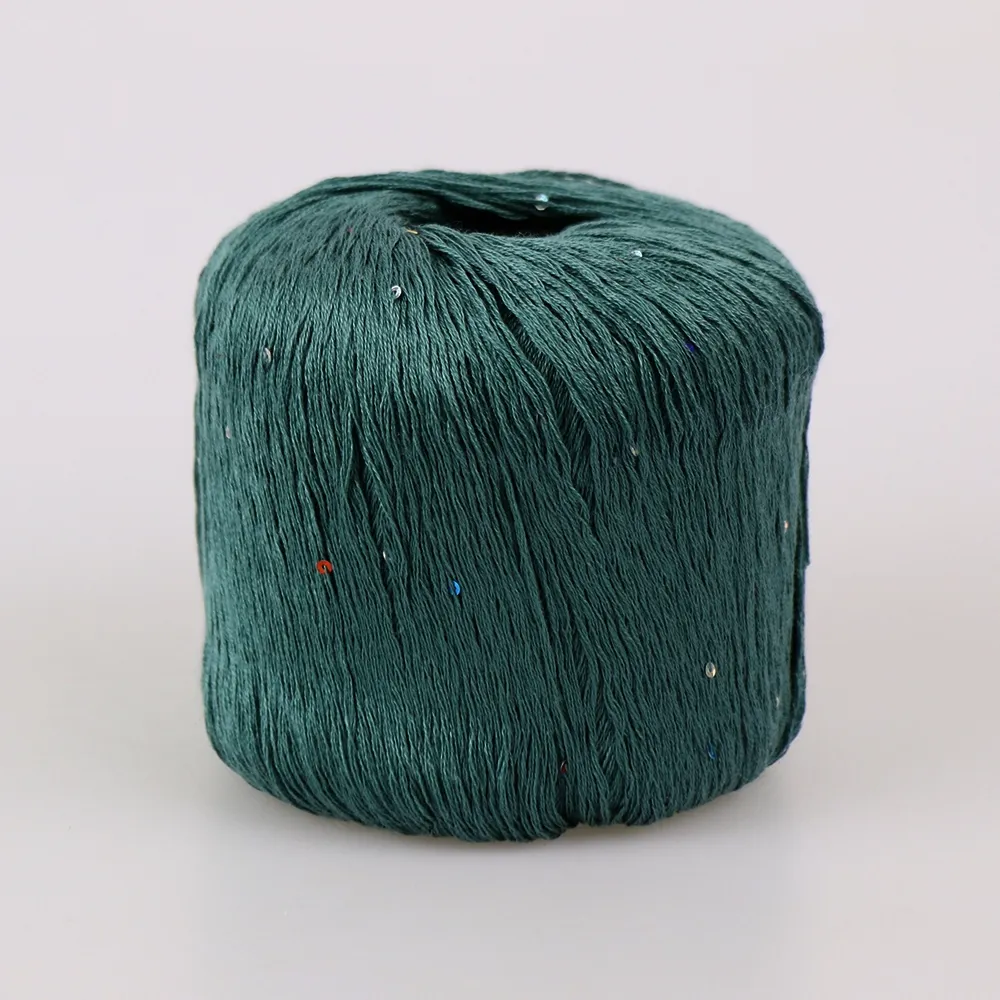Candy-Yarn Tencel, Темна матча №109 | Літня пряжа тенцел з мікропаєткою – купити | Candy Yarn