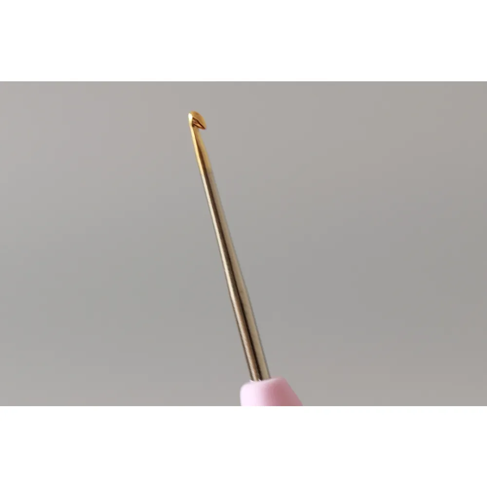 Гачок Tulip Etimo Rose з м'якою ручкою №6, 1.00mm-14см – купити | Candy Yarn