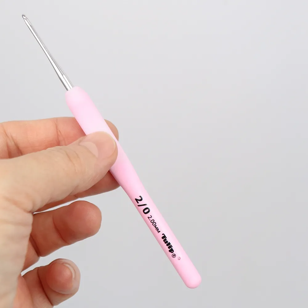 Гачок Tulip Etimo Rose з м'якою ручкою №2, 2.00mm-14см – купити | Candy Yarn