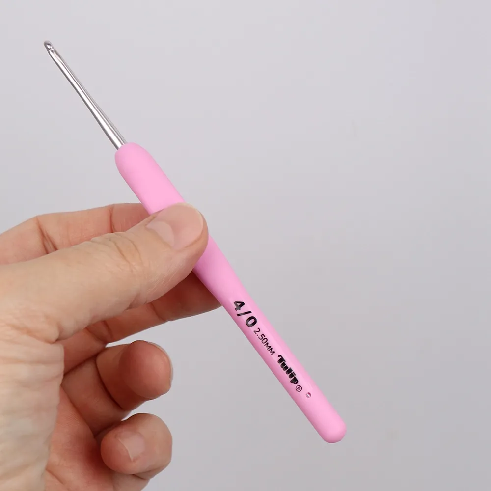 Гачок Tulip Etimo Rose з м'якою ручкою №4, 2.50mm-14см – купити | Candy Yarn