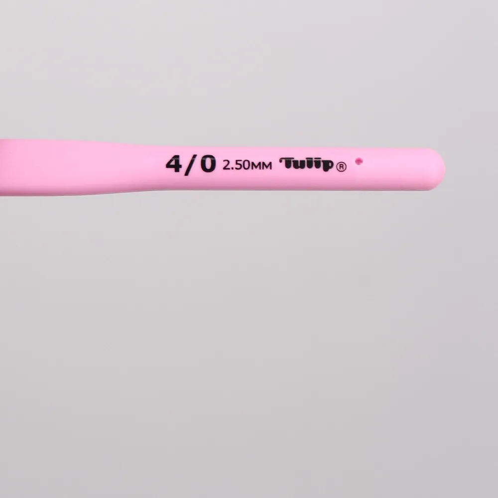 Гачок Tulip Etimo Rose з м'якою ручкою №4, 2.50mm-14см – купити | Candy Yarn