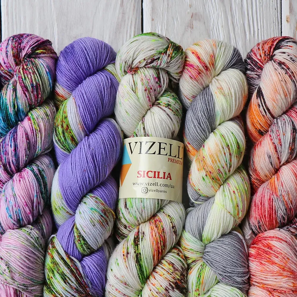 Vizell Sicilia, №1213 – купити | Candy Yarn