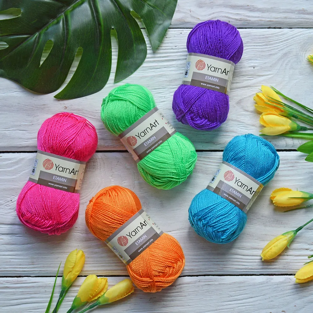 YarnArt Etamin, Персик №456 – купить | Candy Yarn