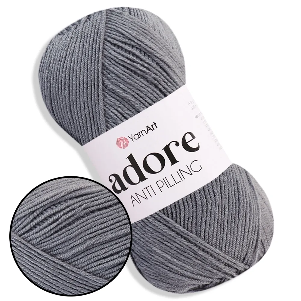 YarnArt Adore, Сірий №347 – купити | Candy Yarn