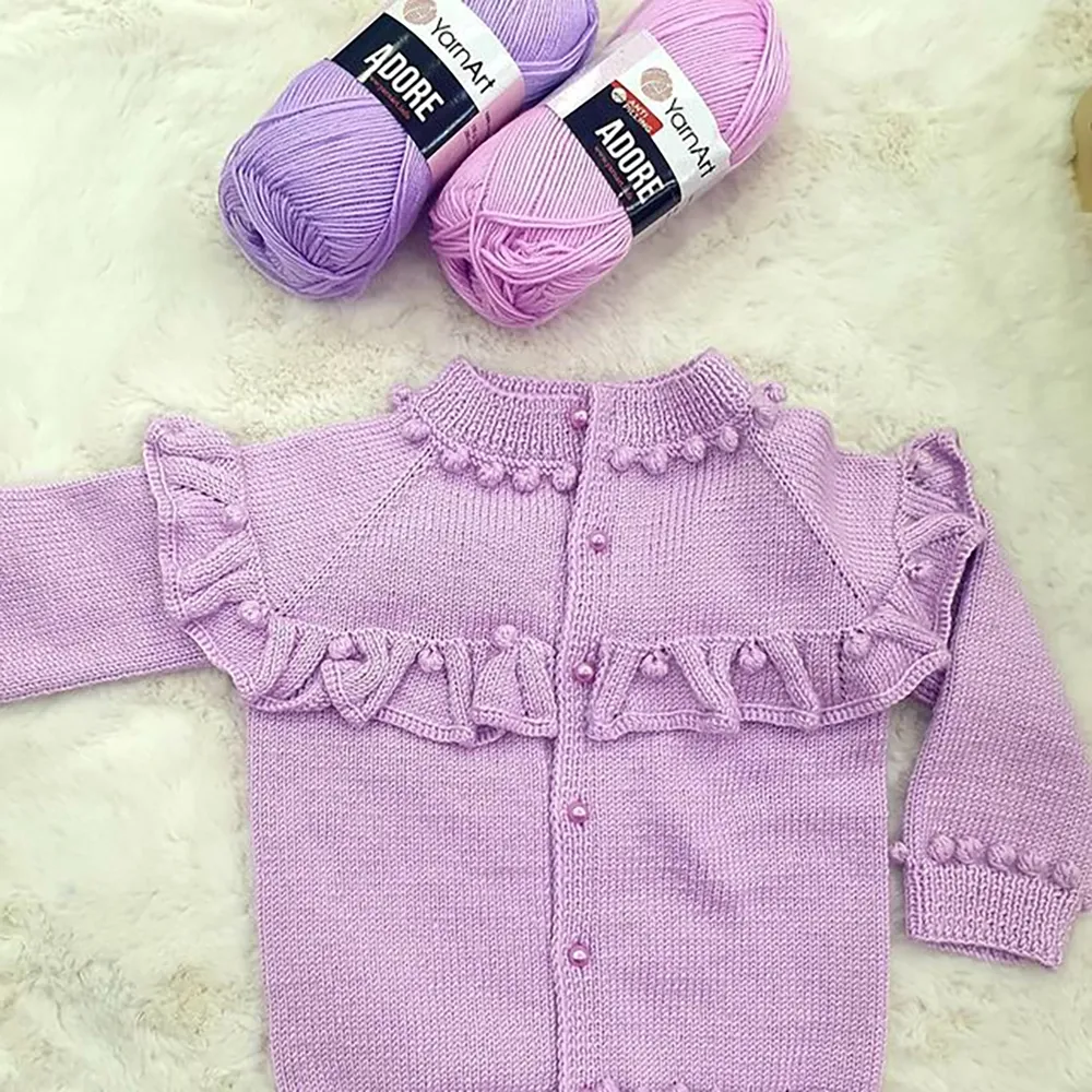 YarnArt Adore, Темно-синій №351 – купити | Candy Yarn