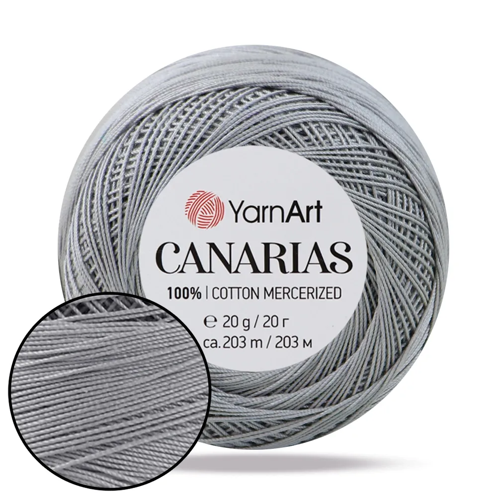 YarnArt Canarias, Светло-серый №4920 – купить | Candy Yarn