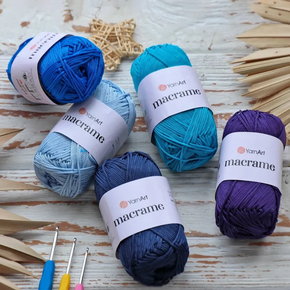 YarnArt Macrame, Беж №131, полиэстеровый шнур 2,5мм – купить | Candy Yarn