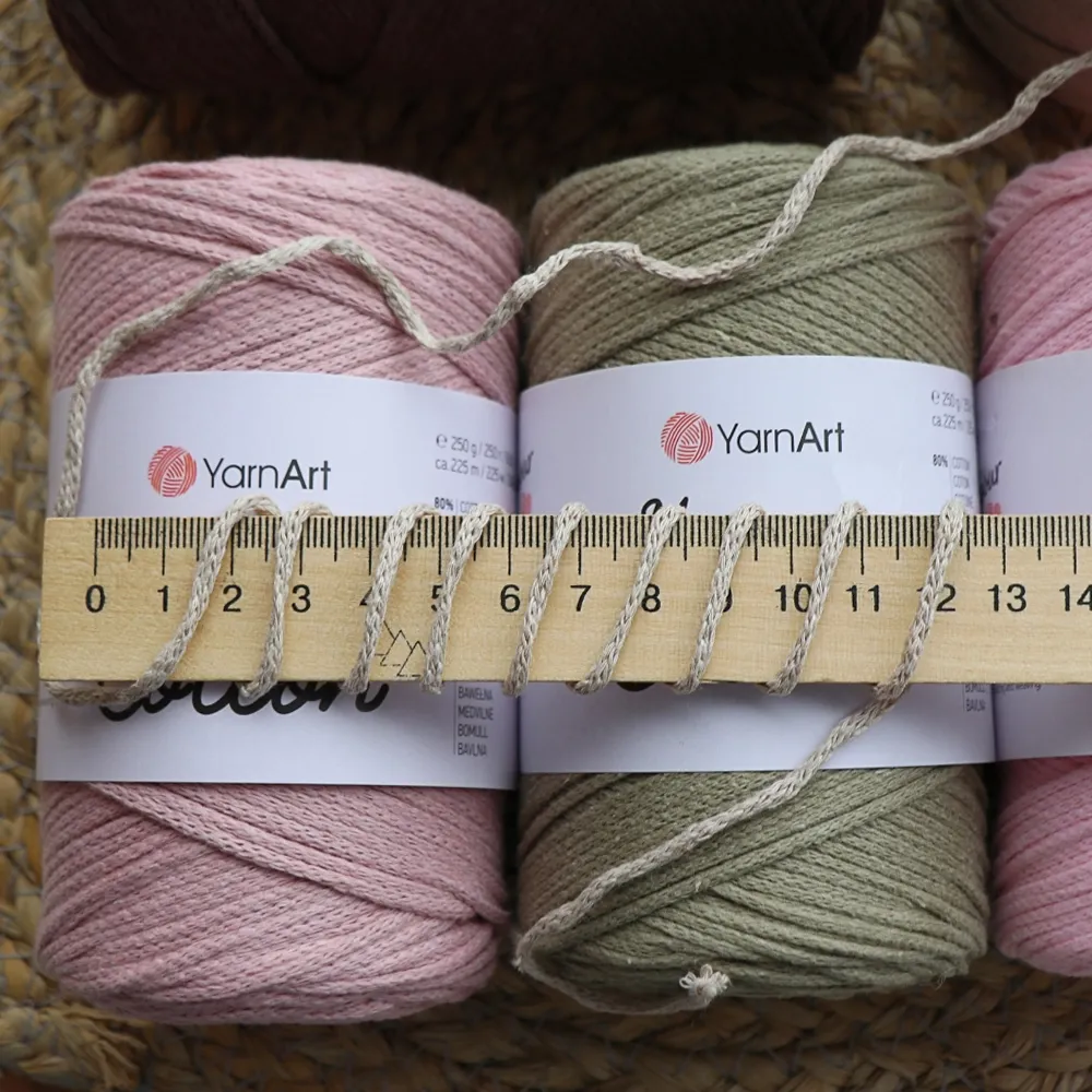 YarnArt Macrame Cotton, Морская волна №789 – купить | Candy Yarn