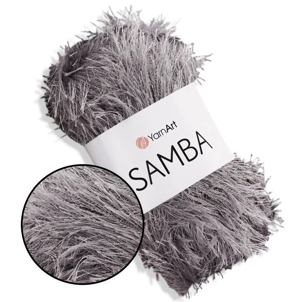 YarnArt SAMBA / Самба, 100г/150м пухнаста пряжа трава – купити | Candy Yarn
